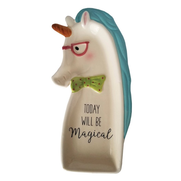 Boston Warehouse Other - 🆕Magical Unicorn Ceramic Spoon Rest Boston Warehouse Other - 🆕Magical Unicorn Ceramic Spoon Rest